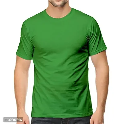 Round Neck Solid T Shirt Regular Fit-thumb0