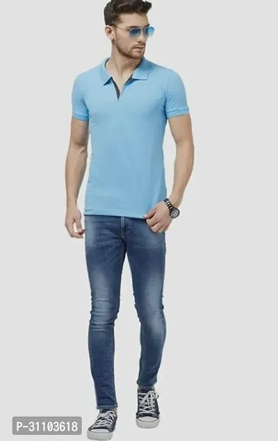 Stylish Polo Tshirt For Mens-thumb0