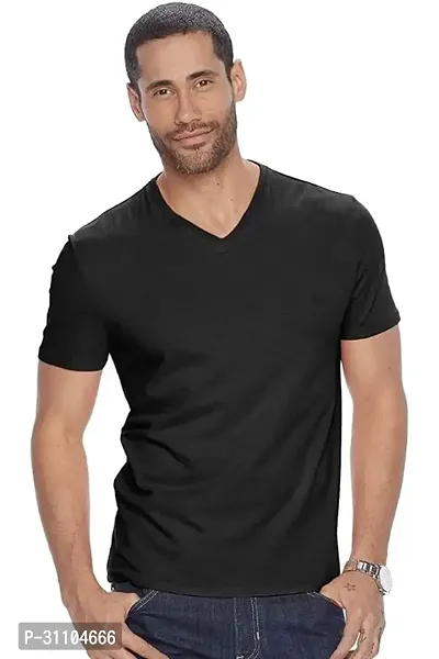 Stylish V Neck Tshirt For Mens-thumb0