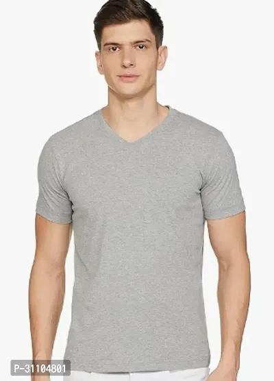 Stylish V Neck Tshirt For Mens-thumb0