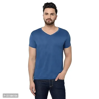 Stylish V Neck Tshirt For Mens-thumb0