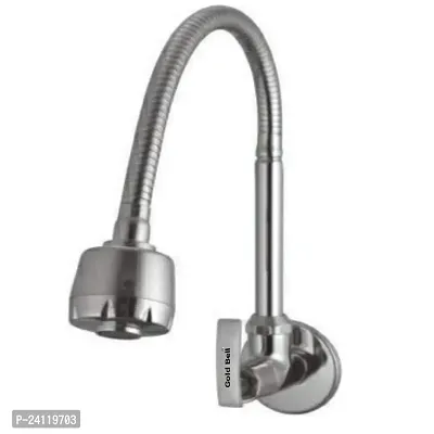 Brass Sink Cock Flexible Spout, And Chrome Finish Sink for Kitchen and Bathroom tap-thumb0