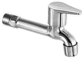 Stainless Steel Bib Tap Pan Long Body Water Bathroom Faucet Chrome Finish Pack Of 4-thumb1