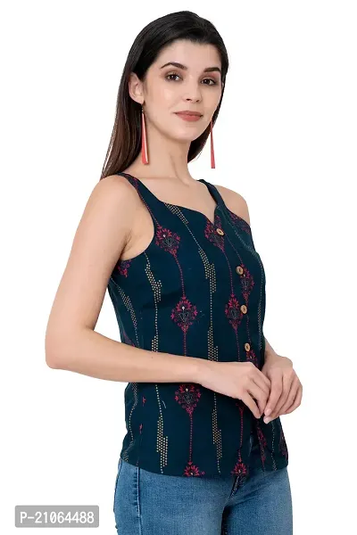 Shubh laxmi fashion Beautiful Woman Printed Tops-thumb4