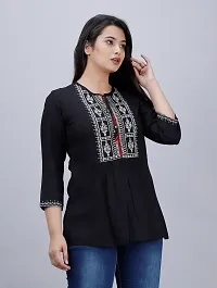 Trendy Rayon Short Kurti For Women-thumb2