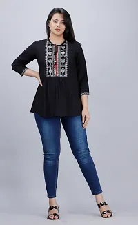 Trendy Rayon Short Kurti For Women-thumb4