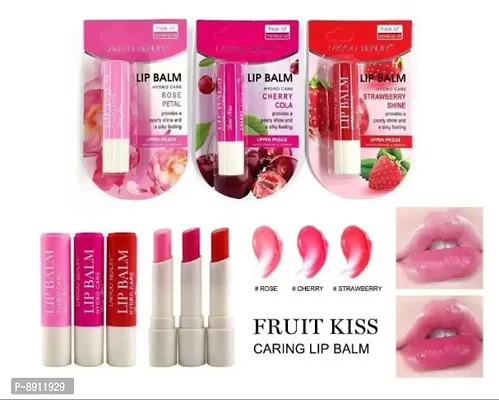 The New Fruit Kiss Lip Balm Pack of 3