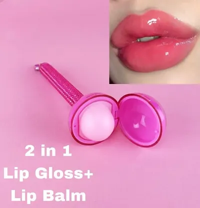 2 IN 1 Lip Balm And Lip Gloss Lollipop