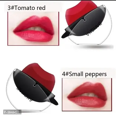 Lip Shape Apple Lipstick Pack of 2- Tomato Red n Small Peppers