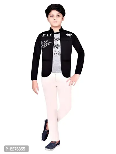 Oner Boys Dress Set (1Pant , 1 Tshirt, 1 Western Court) DN010