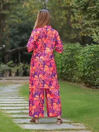 Fabulous Cotton Blend Printed Kurta with Palazzo Set For Women-thumb1