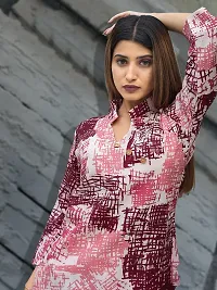 Fabulous Cotton Blend Printed Kurta with Palazzo Set For Women-thumb3