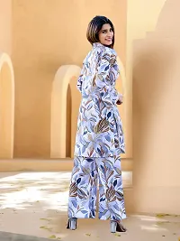 Fabulous Cotton Blend Printed Kurta with Palazzo Set For Women-thumb3