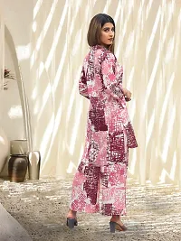 Fabulous Cotton Blend Printed Kurta with Palazzo Set For Women-thumb1