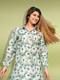 Fabulous Cotton Blend Printed Kurta with Palazzo Set For Women-thumb3