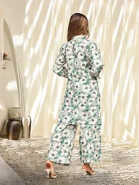 Fabulous Cotton Blend Printed Kurta with Palazzo Set For Women-thumb1