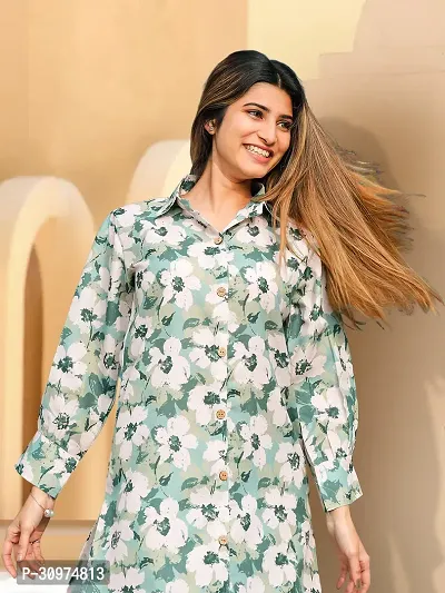 Fabulous Cotton Blend Printed Kurta with Palazzo Set For Women-thumb4