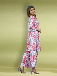 Fabulous Cotton Blend Printed Kurta with Palazzo Set For Women-thumb2