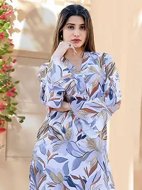 Fabulous Cotton Blend Printed Kurta with Palazzo Set For Women-thumb3