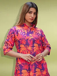 Fabulous Cotton Blend Printed Kurta with Palazzo Set For Women-thumb3