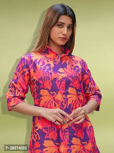 Fabulous Cotton Blend Printed Kurta with Palazzo Set For Women-thumb4