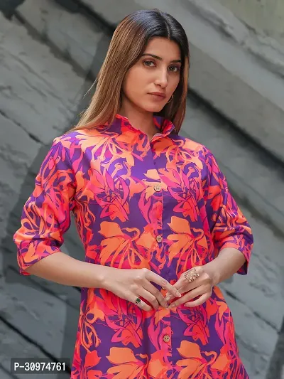 Fabulous Cotton Blend Printed Kurta with Palazzo Set For Women-thumb4