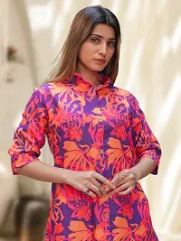 Fabulous Cotton Blend Printed Kurta with Palazzo Set For Women-thumb3