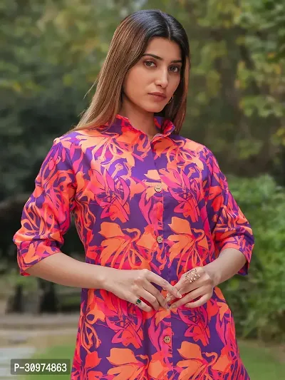 Fabulous Cotton Blend Printed Kurta with Palazzo Set For Women-thumb4