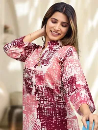 Fabulous Cotton Blend Printed Kurta with Palazzo Set For Women-thumb3