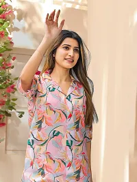 Fabulous Cotton Blend Printed Kurta with Palazzo Set For Women-thumb3