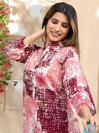 Fabulous Cotton Blend Printed Kurta with Palazzo Set For Women-thumb3