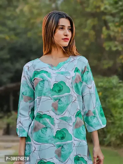 Fabulous Cotton Blend Printed Kurta with Palazzo Set For Women-thumb4