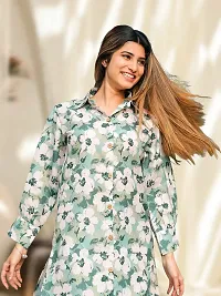 Fabulous Cotton Blend Printed Kurta with Palazzo Set For Women-thumb3