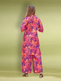 Fabulous Cotton Blend Printed Kurta with Palazzo Set For Women-thumb1