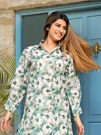 Fabulous Cotton Blend Printed Kurta with Palazzo Set For Women-thumb3