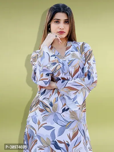 Fabulous Cotton Blend Printed Kurta with Palazzo Set For Women-thumb4