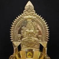 Kanchi kamakshi amman lamp 14cm height - first quality brass-thumb1