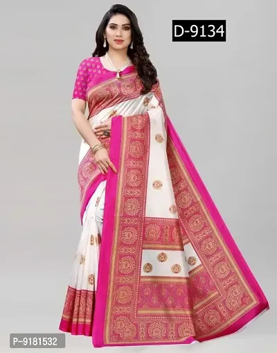 Classic Art Silk Jacquard Saree With Blouse Piece-thumb0