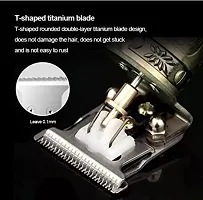 Professional Hair Clipper, Fully Waterproof Trimmer 120 min Runtime 3 Length Settings  (Gold)-thumb4