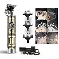 Professional Hair Clipper, Fully Waterproof Trimmer 120 min Runtime 3 Length Settings  (Gold)-thumb2