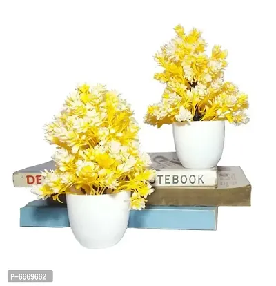 set of 2 best for home office decoration or gift artificial plant-thumb0