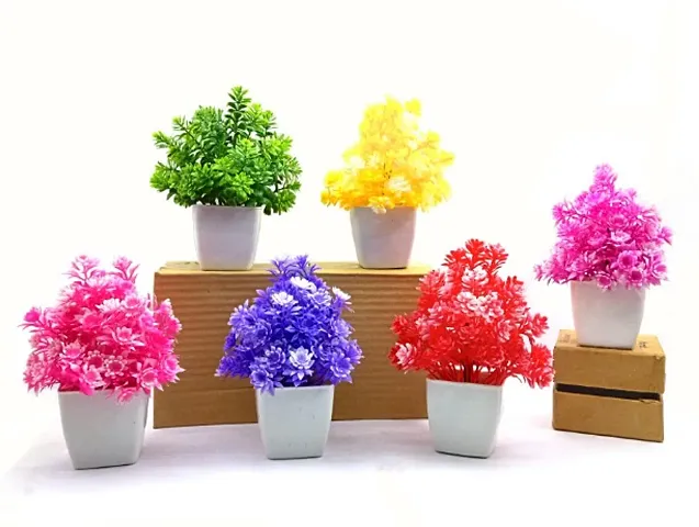 Set of 6- Artificial Plants
