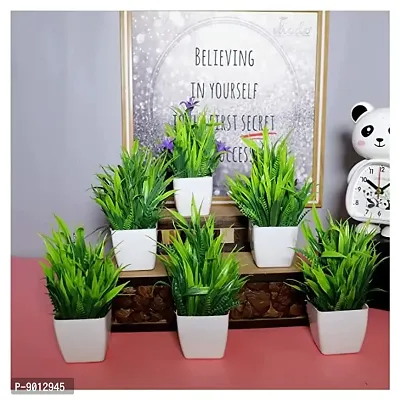 6 set artificial plant for home decor studio plants