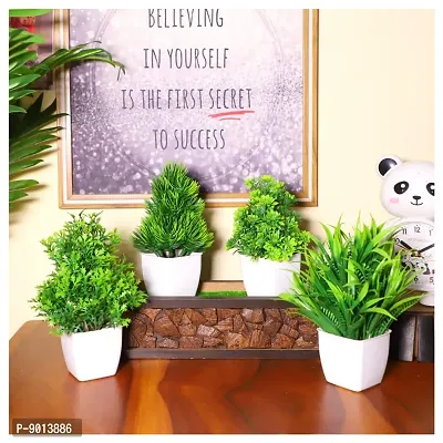 4 set Artificial plant with pot for home,office,studio,bathroom,decoration