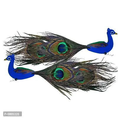 2 Set Artificial Peacock for home decoration