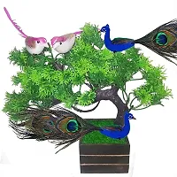 2 Set Artificial Peacock for home decoration-thumb2