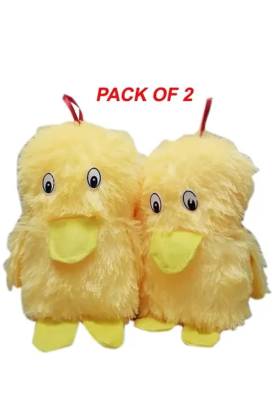 Combo of 2 Cute Duck Plush Toy Birthday Return Gift Item Soft Duck Fluffy Teddy Bear for Kids Boys and Girls Multicolor 17CM