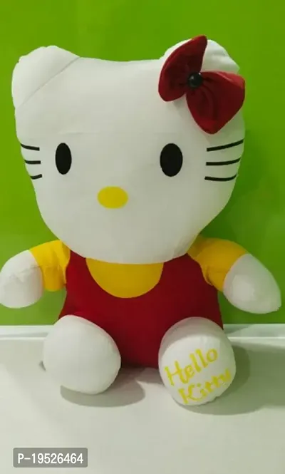 Red Cute Hello Kitty Soft Toy Home DecorPlush Soft Hello Kitty Toy For Kids-thumb0