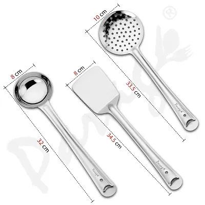 Parage Stainless Steel Cooking Spoon Kitchen Tool Set Food-Grade