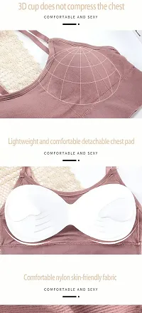 Women's Lightly Padded Elastane Full Coverage Solid Bra Design [Pack Of 03]-thumb4